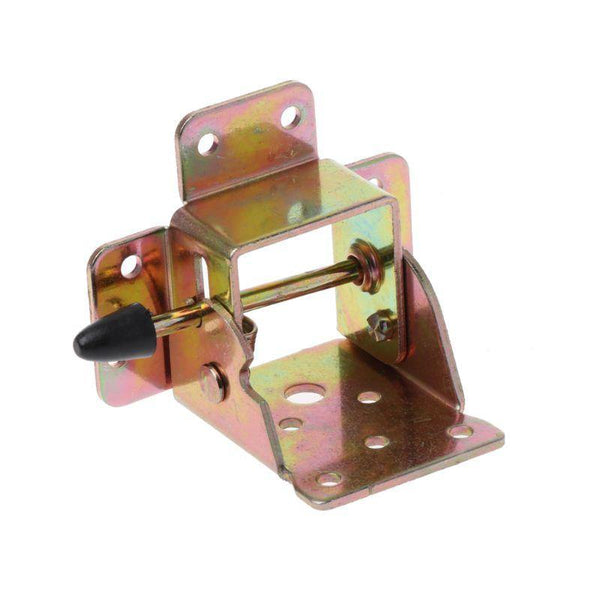 4X Iron Locking Folding Table Chair Leg Brackets Hinge Self Lock Foldable Hinges
