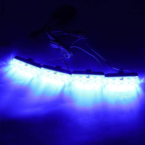 Planet Gates 4X4 LED Strobe Warning Police Light Wireless Remote For Car Truck Emergency DRL Day Running Ambulance Firemen Light