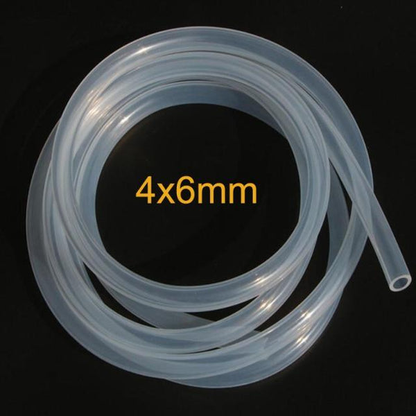 Planet Gates 4x6mm 1 Meter Food Grade Transparent Silicon Rubber Hose 4 5 6 7 8 10 12 13 14 16 19 20 25 26 31mm Out Diameter Flexible Silicon Tube