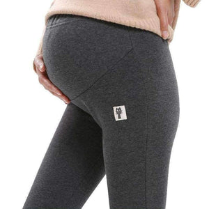 Planet Gates 4XL Winter Velvet Pants For Pregnant Women Maternity Leggings Warm Clothes Thickening Pregnancy Trousers Maternity Clothing