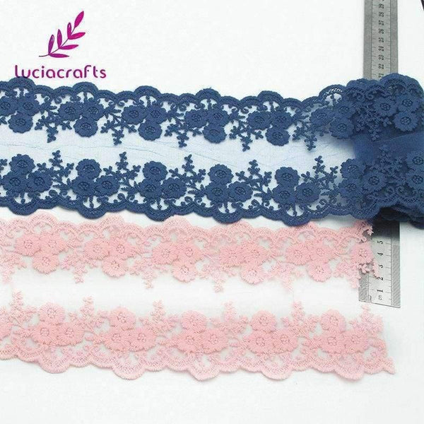 Planet Gates 4y/8y 12.5cm Trim Lace Cotton Ribbons DIY For Wedding Party Decor Arts Sewing Material Supply 17010045