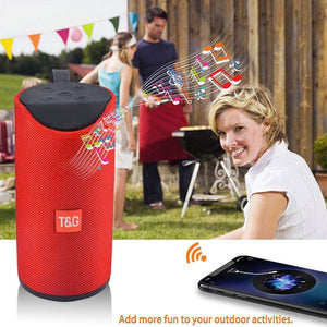 Planet Gates 5.0 Bluetooth Speaker Portable Outdoor Loudspeaker Wireless Mini Column 3D Stereo Music Surround Support FM TFCard Bass Box