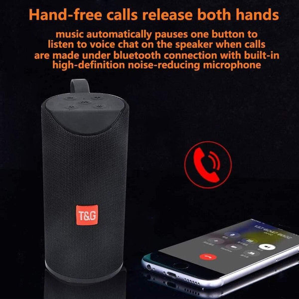 Planet Gates 5.0 Bluetooth Speaker Portable Outdoor Loudspeaker Wireless Mini Column 3D Stereo Music Surround Support FM TFCard Bass Box