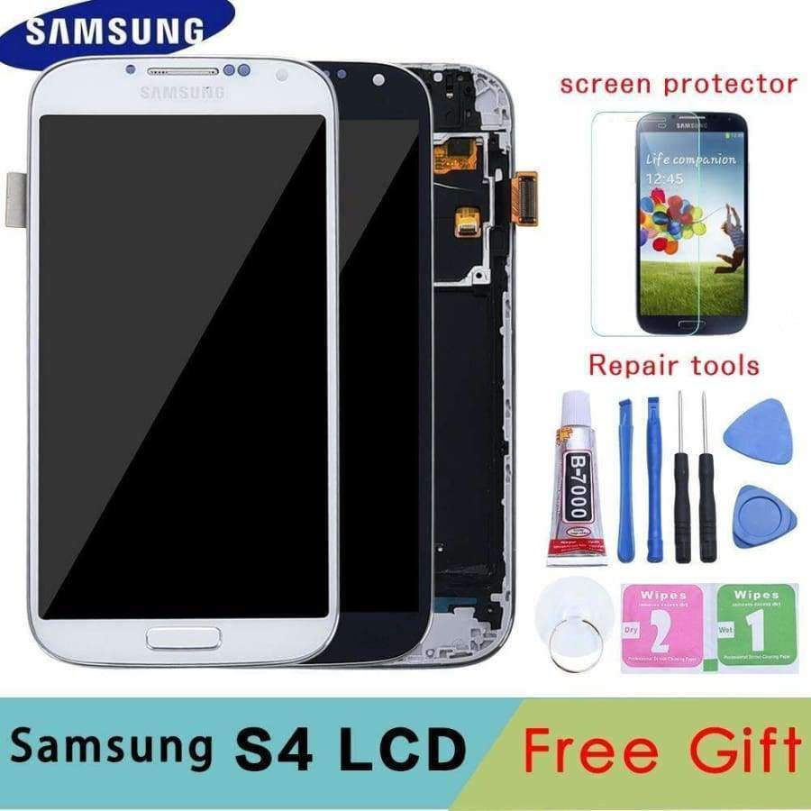 Planet Gates 5.0'' LCD for SAMSUNG Galaxy S4 LCD Display with Frame GT-i9505 i9500 i9505 i9506 i9515 i337 Touch Screen Digitizer