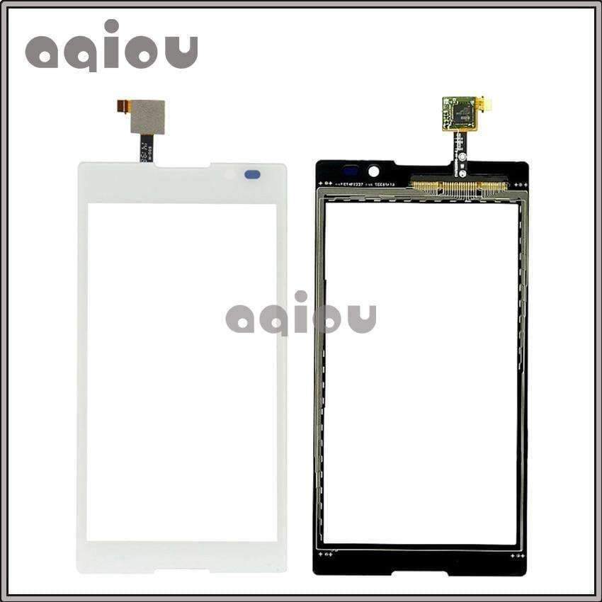 Planet Gates 5.0" Touch Panel for Sony Xperia C C2304 C2305 S39H S39C Touch Screen Digitizer Sensor Front Glass Lens Black Mobile Phone Parts