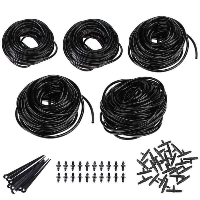 Planet Gates 5/10/15/20/40M PVC Hose Automatic Watering Systems Fittings Set 4/7 mm Garden Watering Drip Pipe Greenhouses Supplies
