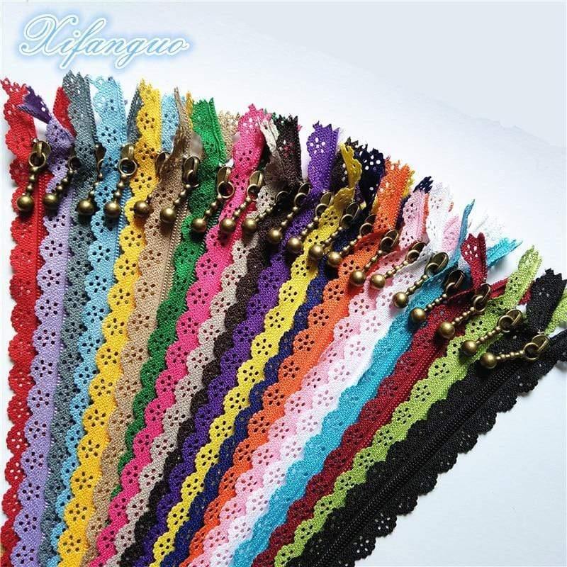 Planet Gates 5/10pcs 25cm 10 Inch DIY 3# Nylon Coil Flower Zipper For DIY Sewing Tailor Handicraft Bed Bag (20 Colors) #