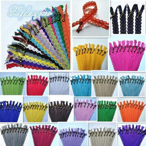 Planet Gates 5/10pcs 25cm 10 Inch DIY 3# Nylon Coil Flower Zipper For DIY Sewing Tailor Handicraft Bed Bag (20 Colors) #