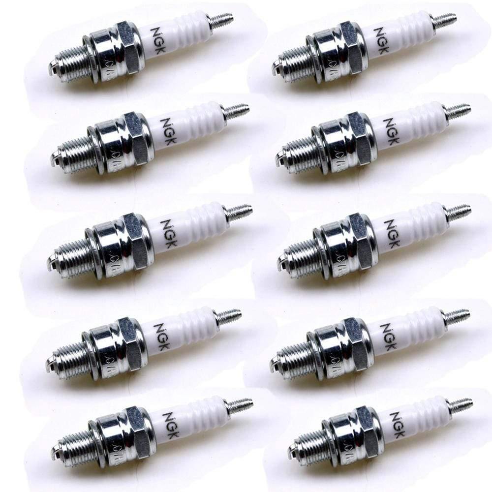 Planet Gates 5/10Pcs Motorcycle Racing Spark Plug NGK Sparking Plugs For Scooter Mower Trail Quad Dune ATV GO Kart 50cc-150cc Dirt Bike