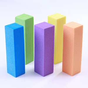 Planet Gates 5/10Pcs Nail Buffers Files Set Sponge Sanding Block Grinding Polishing Manicuring Pedicure Professional Nail Art Tools