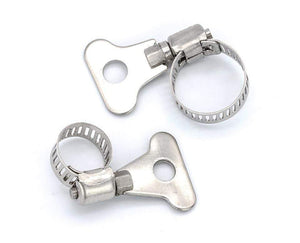 Planet Gates 5/10pcs worm gear hose clamp adjustable 6-63mm key clamp hose clip for water pipe plumbing automotive mechanical