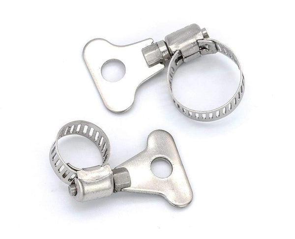 Planet Gates 5/10pcs worm gear hose clamp adjustable 6-63mm key clamp hose clip for water pipe plumbing automotive mechanical