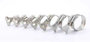 Planet Gates 5/10pcs worm gear hose clamp adjustable 6-63mm key clamp hose clip for water pipe plumbing automotive mechanical