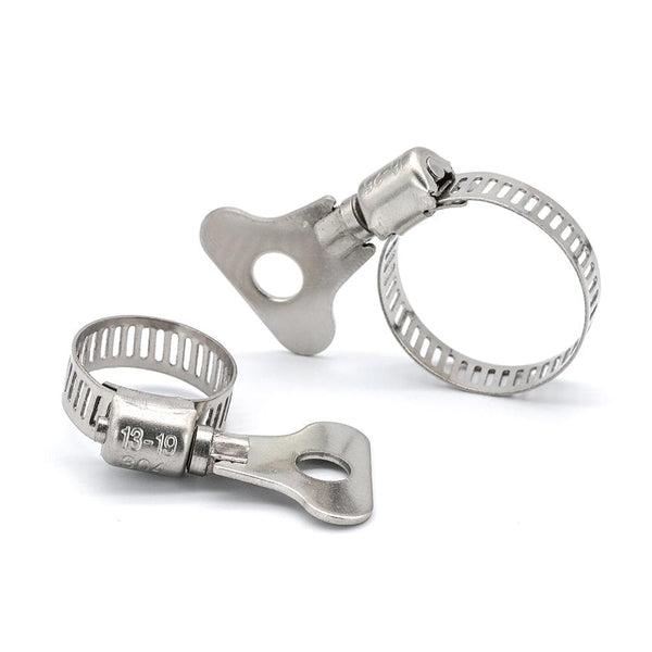 Planet Gates 5/10pcs worm gear hose clamp adjustable 6-63mm key clamp hose clip for water pipe plumbing automotive mechanical