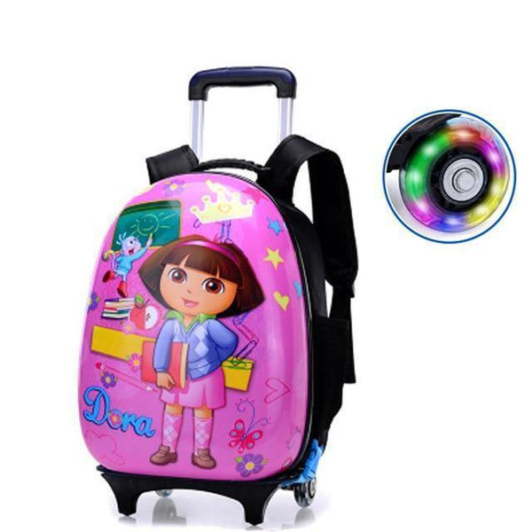 Planet Gates 5 / 16" Suitcase Children Travel Trolley Suitcase Wheeled Suitcase For Kids Rolling Luggage Suitcase Child Travel Luggage Bags Case