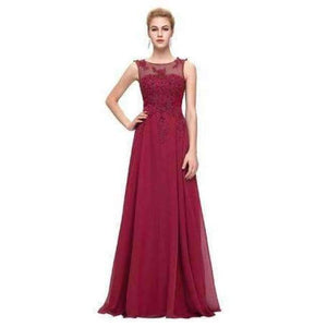 Planet Gates 5 / 2 / China Bridesmaid Dresses Grace Karin Sleeveless Chiffon Pink Red Royal Blue Black Wedding Party Dress Formal Gowns Vestidos 2018