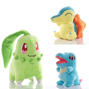 20cm Anime Gosanke Plush Toys Bulbasaur Charmander Squirtle Grookey Scorbunny Sobble Dolls Super Soft Toys For Child Kids Gifts