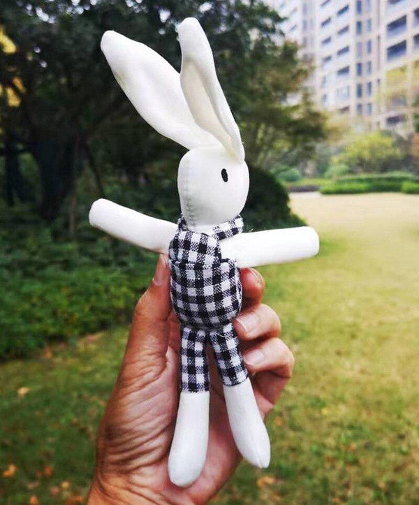 18-20CM Teddy Bear Stuffed Plush Toys Cute Dress Rabbit Pendant Dolls Gifts Birthday Wedding Party Decor