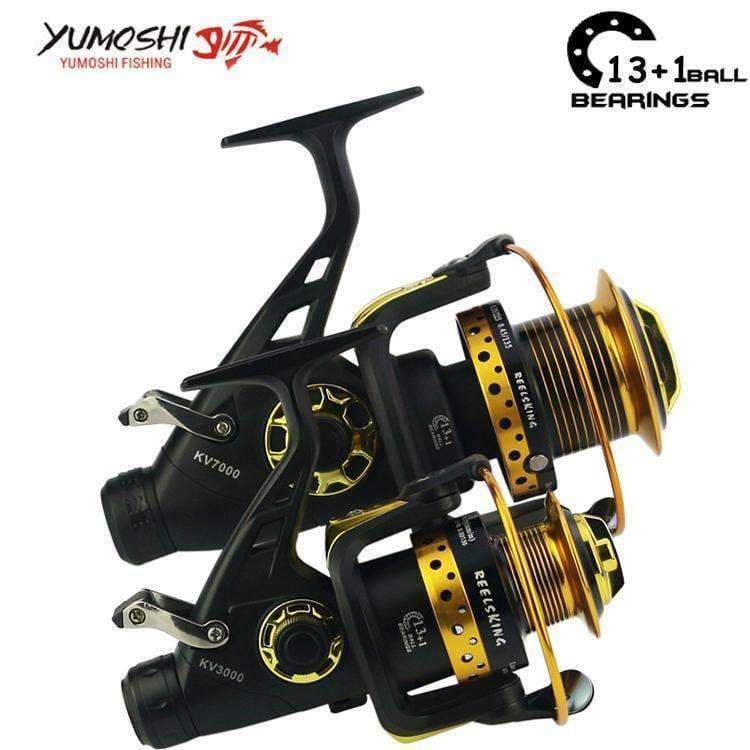 Planet Gates 5.5:1 14 ball bearing 1000-10000 Fishing Reels carp salt water surf spinning Reel Feeder molinete Casting High Speed