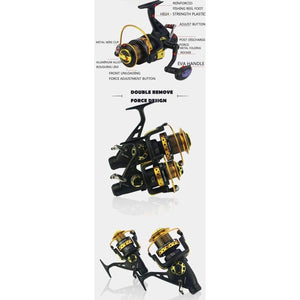 Planet Gates 5.5:1 14 ball bearing 1000-10000 Fishing Reels carp salt water surf spinning Reel Feeder molinete Casting High Speed