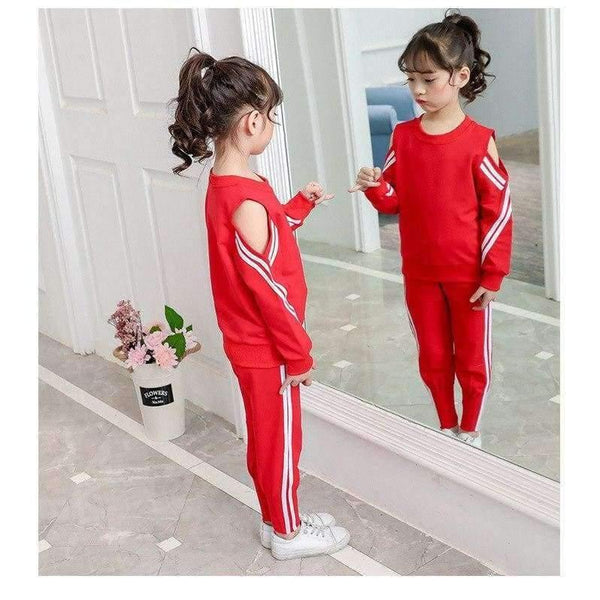 Planet Gates 5 6 7 8 9 10 11 12 13 Years Spring Clothes Set For Girls Teenagers 2018 Shirt + Pant 2pcs Children Clothing Set Meisjes Kleding