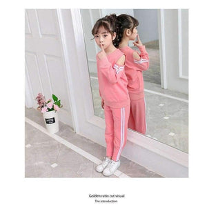 Planet Gates 5 6 7 8 9 10 11 12 13 Years Spring Clothes Set For Girls Teenagers 2018 Shirt + Pant 2pcs Children Clothing Set Meisjes Kleding