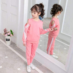 Planet Gates 5 6 7 8 9 10 11 12 13 Years Spring Clothes Set For Girls Teenagers 2018 Shirt + Pant 2pcs Children Clothing Set Meisjes Kleding