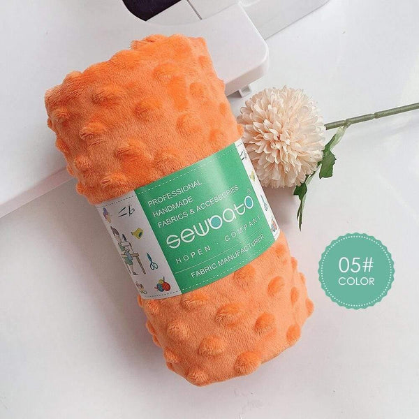 Planet Gates 5 / 70x100cm 70x100cm Minky Fabric For Sewing 30 Colors Super Soft Minky Dot Plush Fabric Eco-Friendly Polyester Handwork Fabric