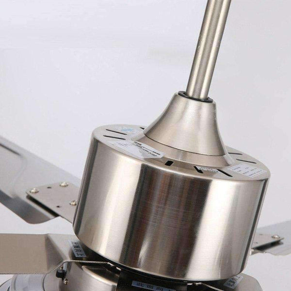 Planet Gates 5 Blades Indoor Ceiling Fan light with remote control Brushed Nickel Ceiling Fan 42 48 52 inch