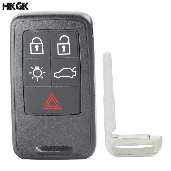 Planet Gates 5 Button Remote Key  Car Key KYDZ for Volvo XC60 S60 S60L V40 V60 434mhz ID46 Chip Uncut Blade