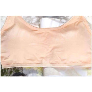 Planet Gates 5 COLORS / 12 5pcs/lot Child Cotton Bra For Young Girls Kids Teenage Underwear Wireless Small Training Puberty Bras Undergarment Clothes