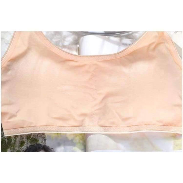 Planet Gates 5 COLORS / 12 5pcs/lot Child Cotton Bra For Young Girls Kids Teenage Underwear Wireless Small Training Puberty Bras Undergarment Clothes