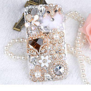 Planet Gates 5 / For iphone 8 Lovely Bling Crystal Diamonds Rhinestone 3D Stones Hard Back Cover for iphone 7/5/5S for Samsung Galaxy S5 6 7 EDGE