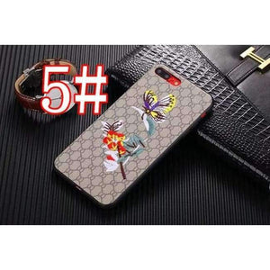 Planet Gates 5 / for iPhone X Luxury Brand Embroidery for iPhone7 7plus Tiger Bird Animal Pattern Phone Case for iPhone 6 6plus Hard Back Cover