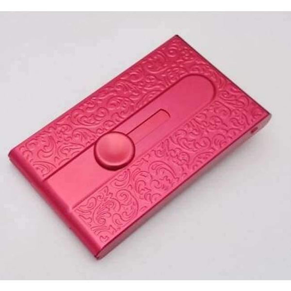 Planet Gates 5 Gold card box business men automatic business card holder creative push - style women 's cardcase Name card box