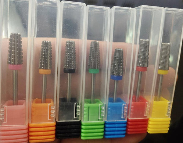 Planet Gates 5 IN 1 Two-way Carbide Nail Drill Bits Manicure Pedicure Machine Milling Cutter Nail Files Remove Gel Polish Nail Art Tools