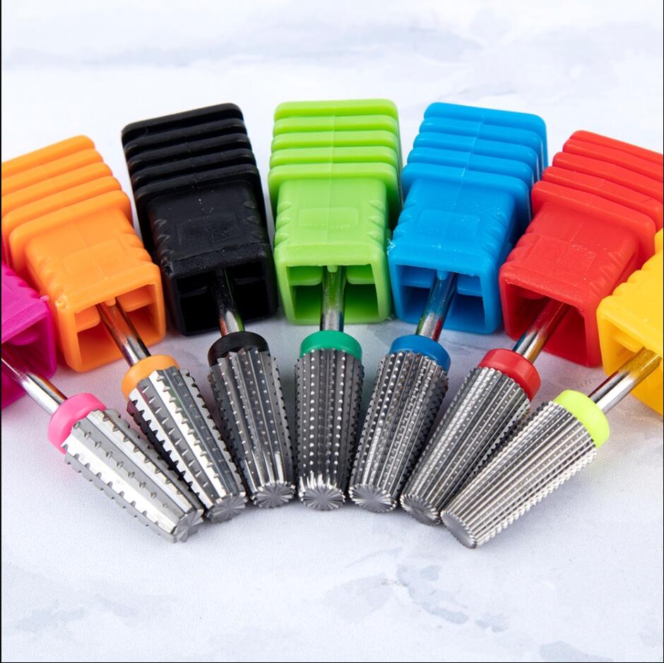 Planet Gates 5 IN 1 Two-way Carbide Nail Drill Bits Manicure Pedicure Machine Milling Cutter Nail Files Remove Gel Polish Nail Art Tools