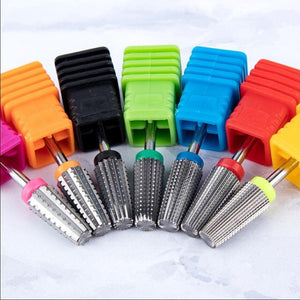 Planet Gates 5 IN 1 Two-way Carbide Nail Drill Bits Manicure Pedicure Machine Milling Cutter Nail Files Remove Gel Polish Nail Art Tools