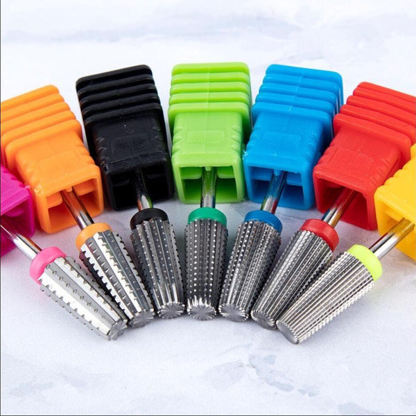 Planet Gates 5 IN 1 Two-way Carbide Nail Drill Bits Manicure Pedicure Machine Milling Cutter Nail Files Remove Gel Polish Nail Art Tools