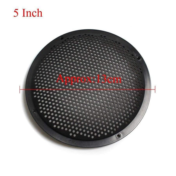 5 INCH 6.5 INCH 8 INCH 10 INCH Coaxial Subwoofer Speaker Net Cover Protective Decorative Mesh Grille Circle Speaker Accessories