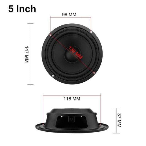 Planet Gates 5 Inch AIYIMA 2Pcs 4 5 6.5 Inch Woofer Audio Speaker Driver Passive Radiator Booster Loudspeaker Bass Vibration Vibrating Speakers Part