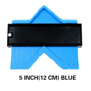 Planet Gates 5 Inch Blue Profile Contour Gauge line Copier Ruler Cutting template Construction Woodworking Measuring instrument ceramic Tiling tiles tool