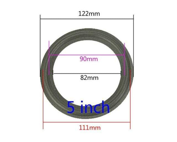 Planet Gates 5 inch GHXAMP 2PCS Speaker Foam Repair Folding Edge Ring Subwoofer Speaker Repair Accessories DIY 5 INCH 6.5INCH 8 INCH 10 12 INCH