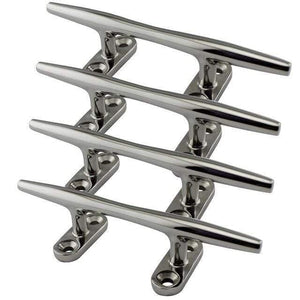 Planet Gates 5 Inch High Quality 316 Stainless Steel Marine Boat Hollow Base Cleat Heavy Duty Boat Hollow Base Cleats for Marine Yacht Boat