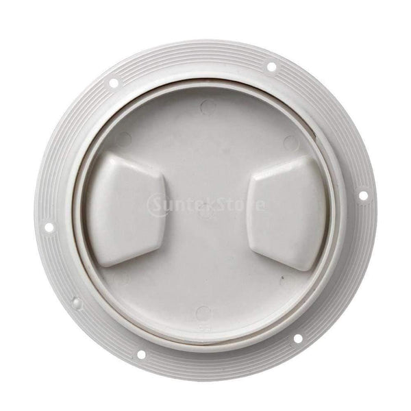 Planet Gates 5 inch Non-Slip Deck Plate Corrosion Resistant Marine Access Boat Inspection Hatch Cover Plate for Marine Boating Water Sport