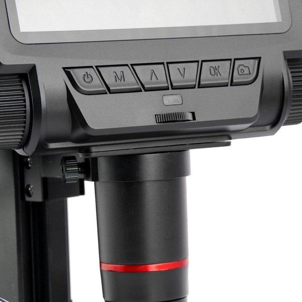 Planet Gates 5 Inch Screen Digital Microscope Metal Stand HDMI Microscope for Mobile Phone Repair Soldering Tools