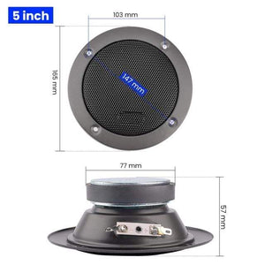 Planet Gates 5 Inch Speaker AIYIMA 2Pcs 3 4 5 Inch Midrange Bass Speaker Driver High Power Tweeter Loudspeaker DIY Home Theater HiFi Music Woofer Speaker