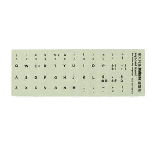 Planet Gates 5-Italian Fluorescent Keyboard Stickers Luminous Waterproof Keyboard Protective Film Laptop Accessories