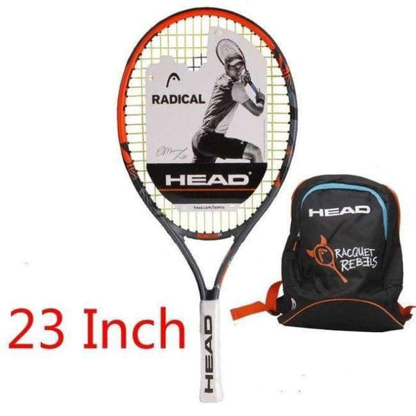 Planet Gates 5 Junior Carbon Fiber Tennis Racquet for Kids Youth Childrens Training Rackets With bag cover 21/23/25 Inch Raquete De Tenis