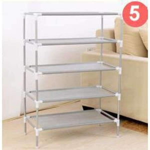Planet Gates 5 layers Shoe Cabinet Non-woven Shoes Racks Storage Large Capacity Home Furniture DIY Simple 5 layers Free Shipping